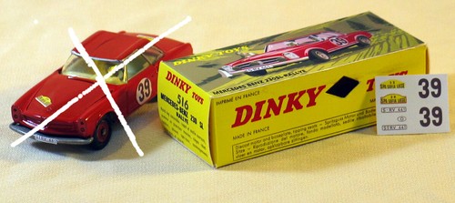 Dinky toys 516 - mercedes, sl